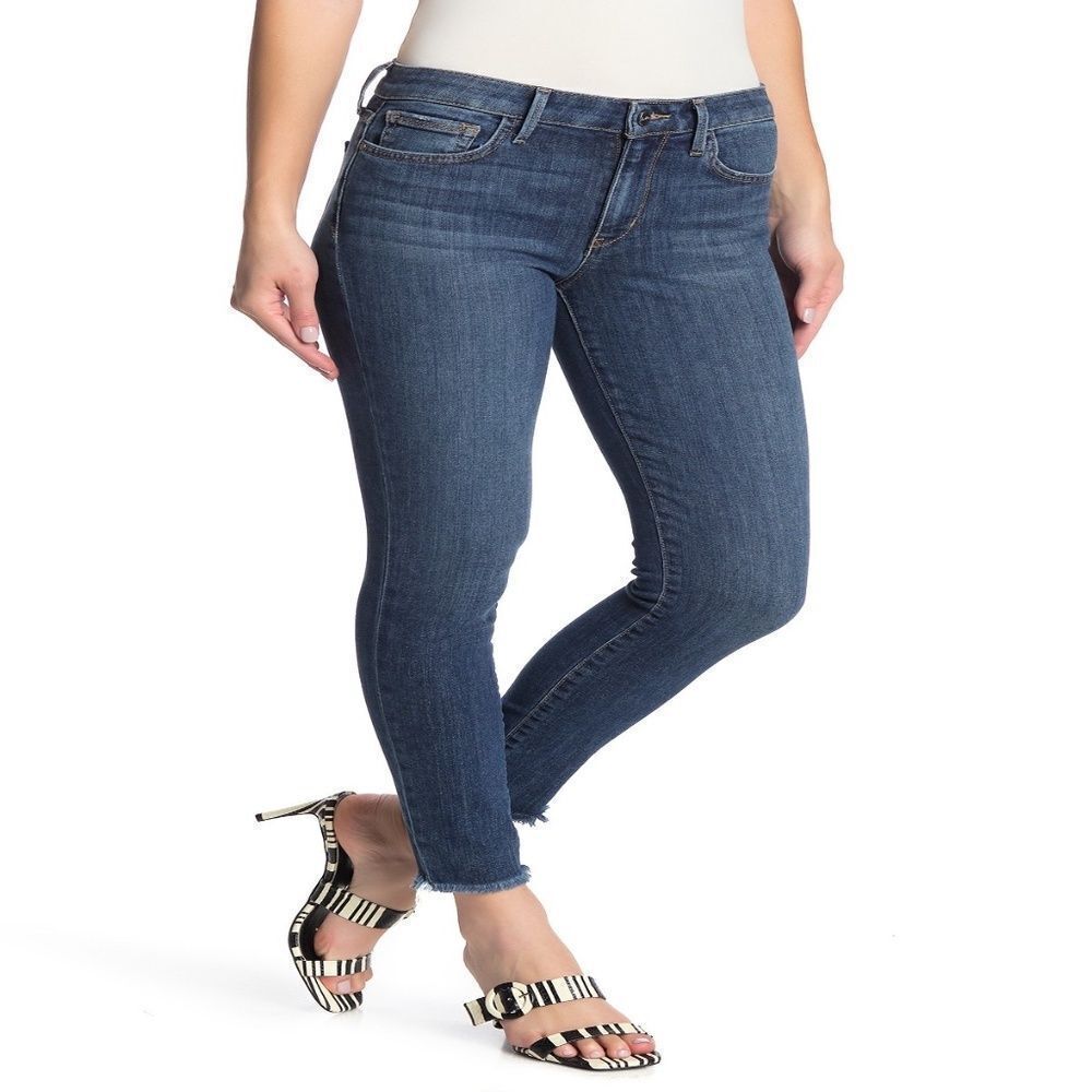 Sam Edelman The Kitten Raw Hem  Ankle Jeans Sz 28‎